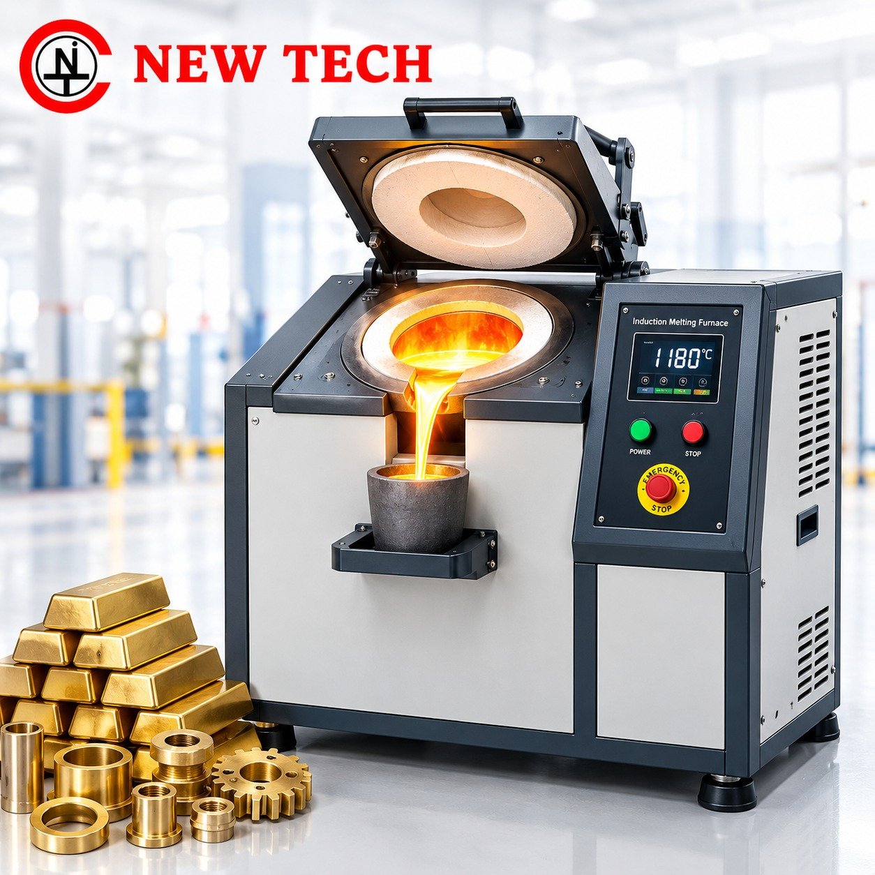 Induction Brass Melting Furnace